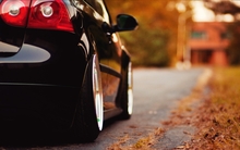 autumn volkswagen fallen leaves 4235x2652 wallpaper 